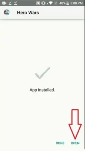 Click Done to finish or click Open to open the file